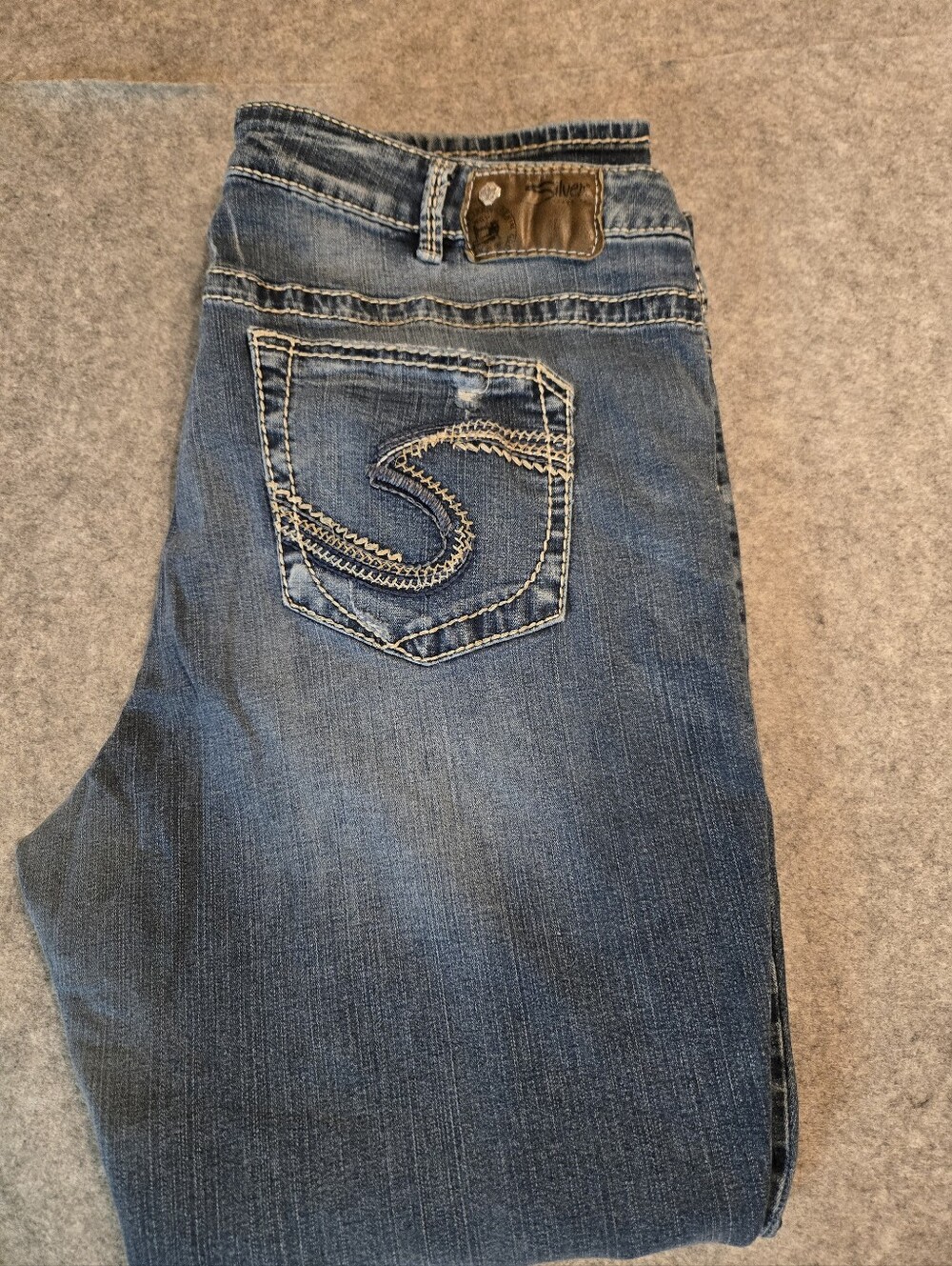 Silver Girlfriend Jeans Sz20/L29